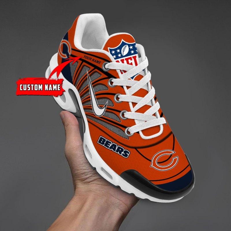 Chicago Bears Personalized T-N Youth Sneakers