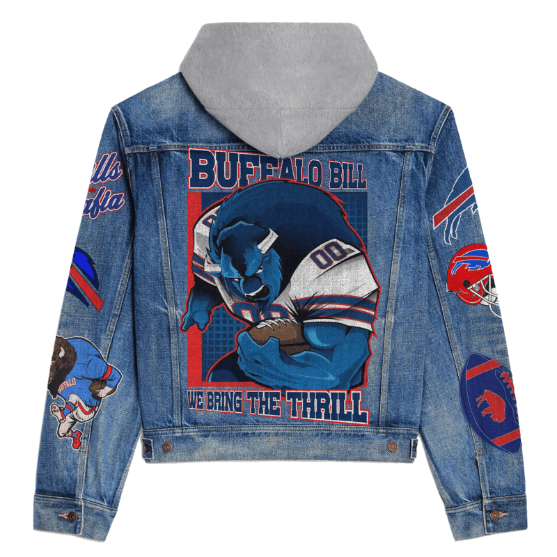 Buffalo Bills Jacket Design Back View