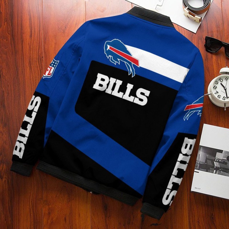 Buffalo Bills Bomber Jacket Back