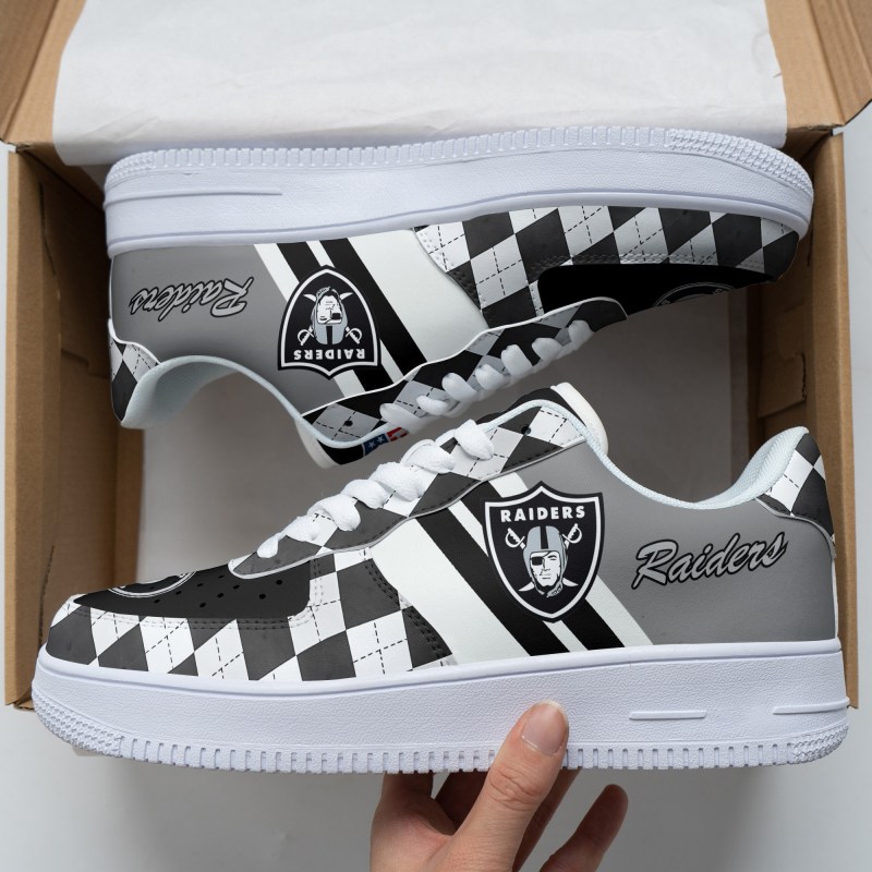 Las Vegas Raiders AF1 Shoes Alt View