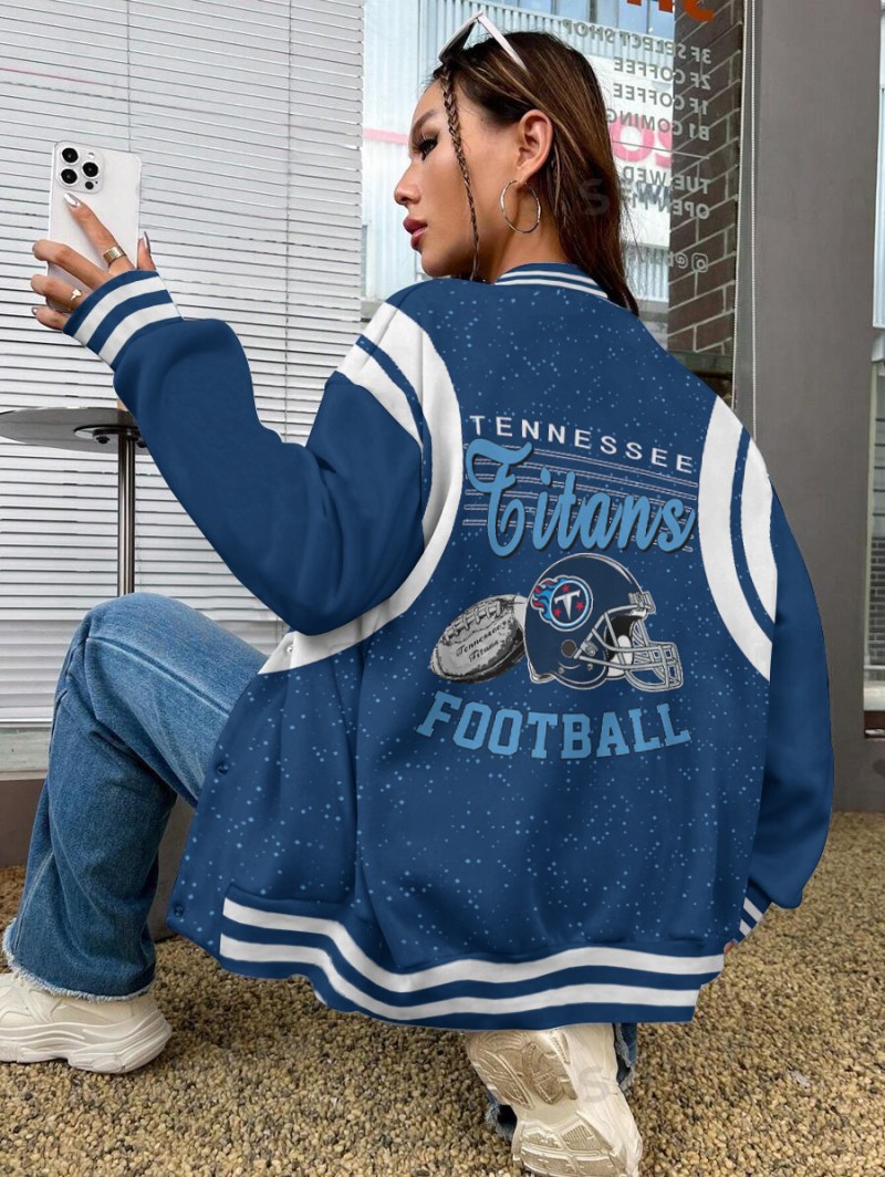 Tennessee Titans Varsity Jacket Detail