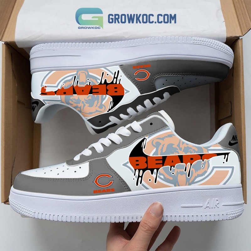Chicago Bears Shoes Side View