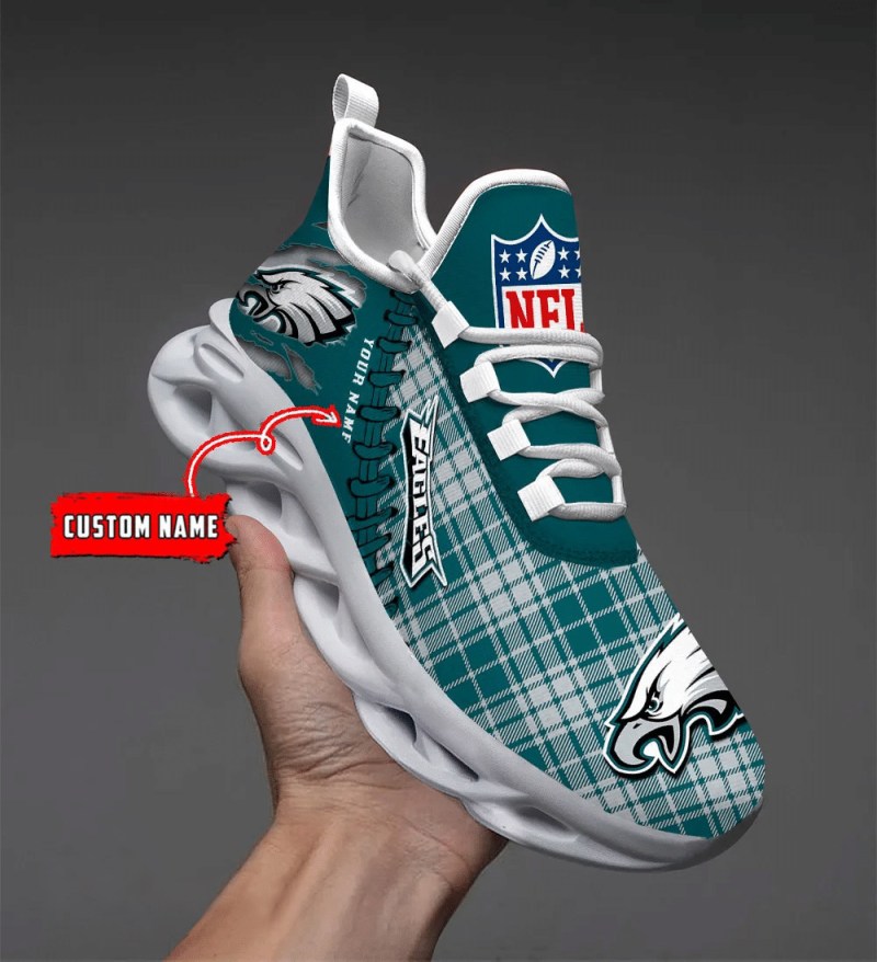 Philadelphia Eagles Personalized Yezy Running Sneakers