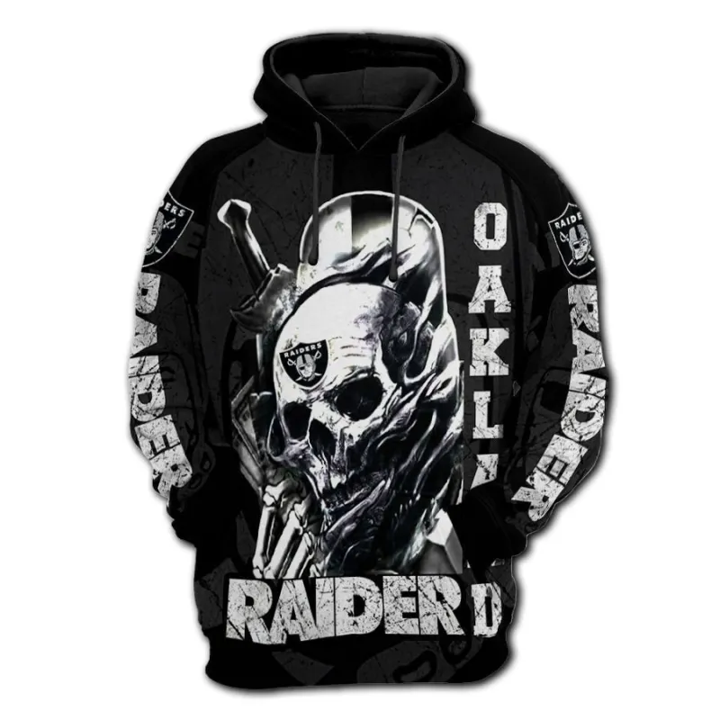 Las Vegas Raiders Skull Hoodie 2