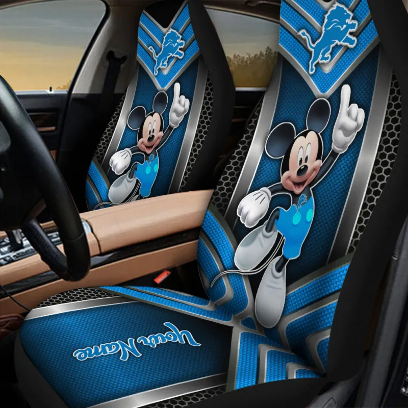 Detroit Lions Personalized Car Seat Covers