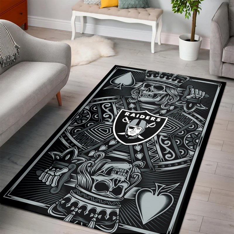 Las Vegas Raiders Rectangle Rug