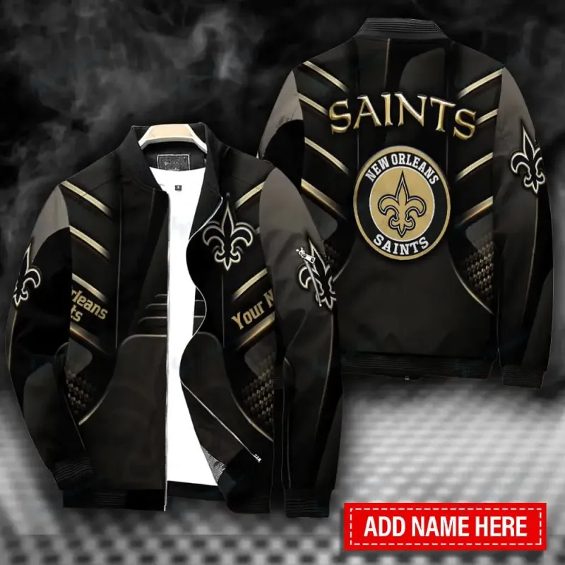 New Orleans Saints Personalized Bomber Jacket