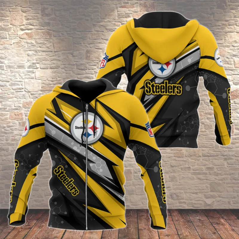 Pittsburgh Steelers Hoodie 808 Side View