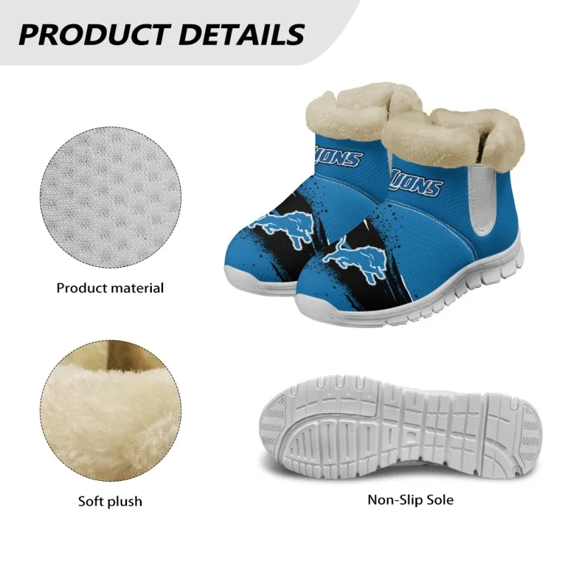 Detroit Lions Snow Boots 14