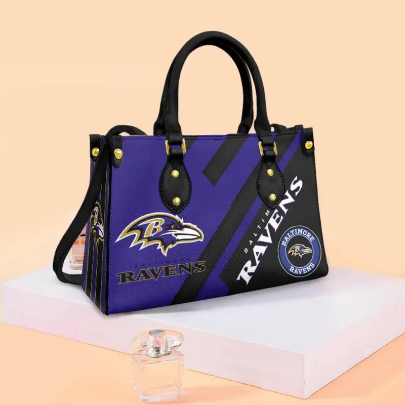 Baltimore Ravens Leather Hand Bag