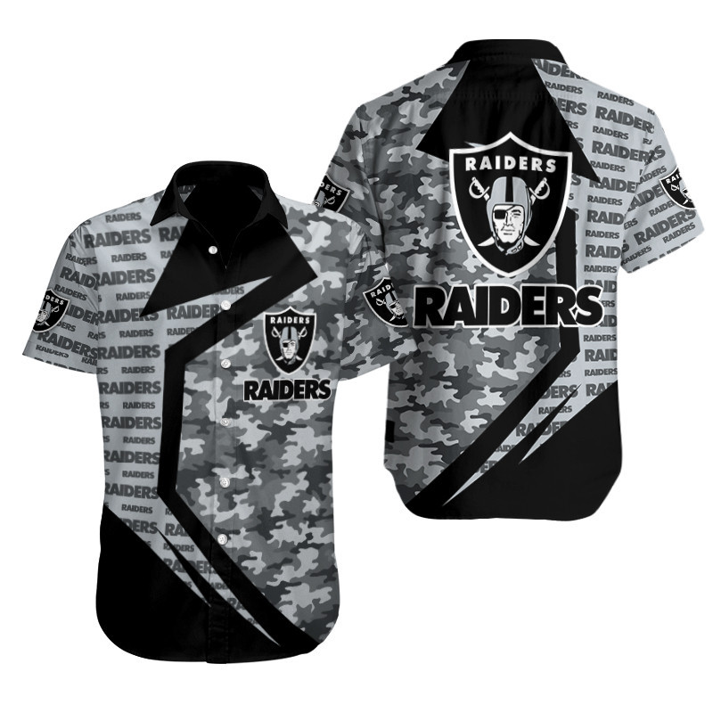 Sizing Chart Las Vegas Raiders Button Shirt