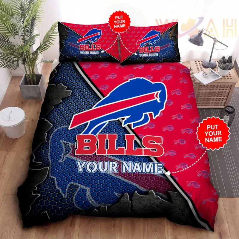 Buffalo Bills Personalized Bedding Set