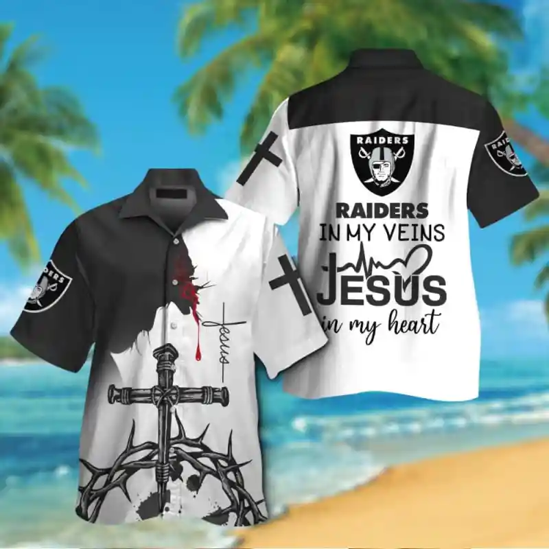 Las Vegas Raiders Button Shirt Sizing Chart