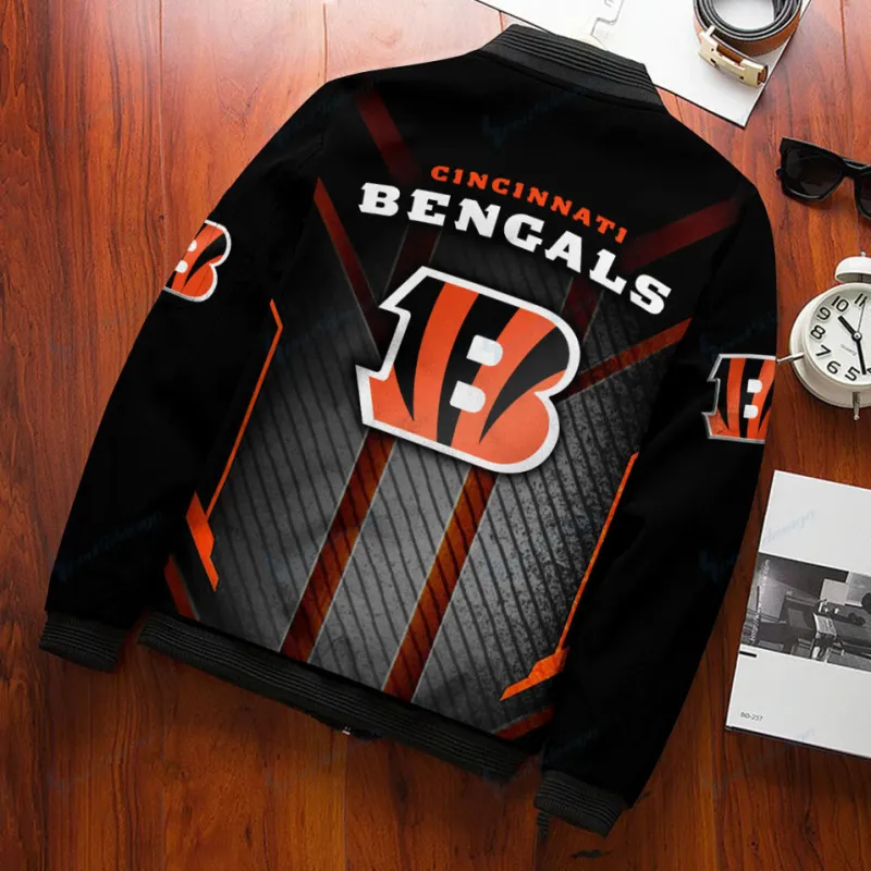 Cincinnati Bengals Bomber Jacket Back