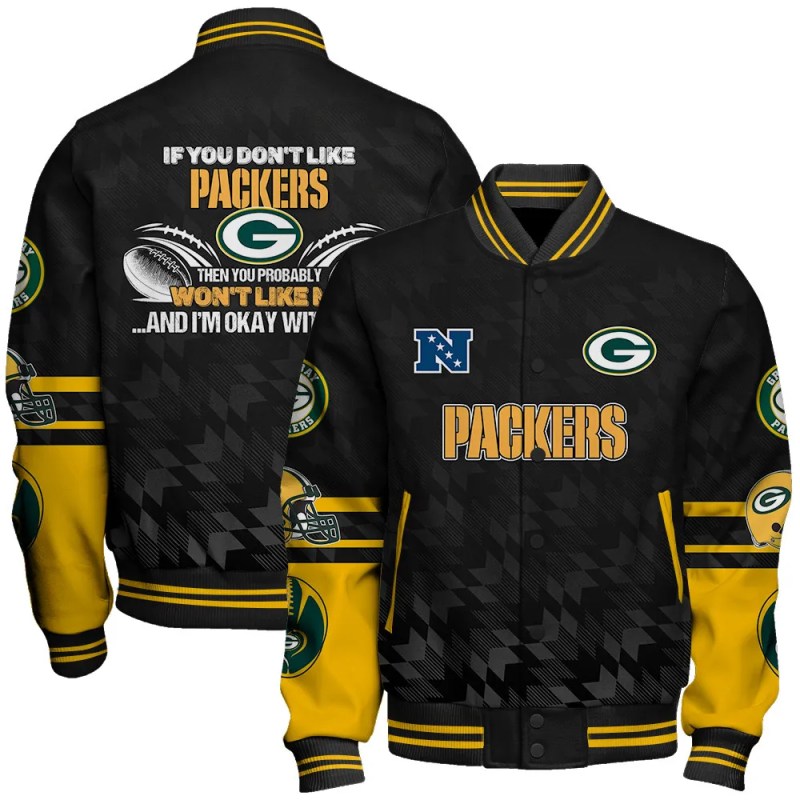 Green Bay Packers Varsity Jacket 1