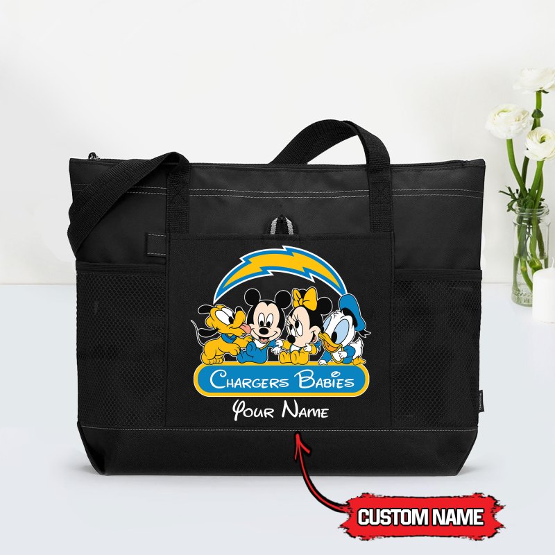 Los Angeles Chargers Tote Bag 11