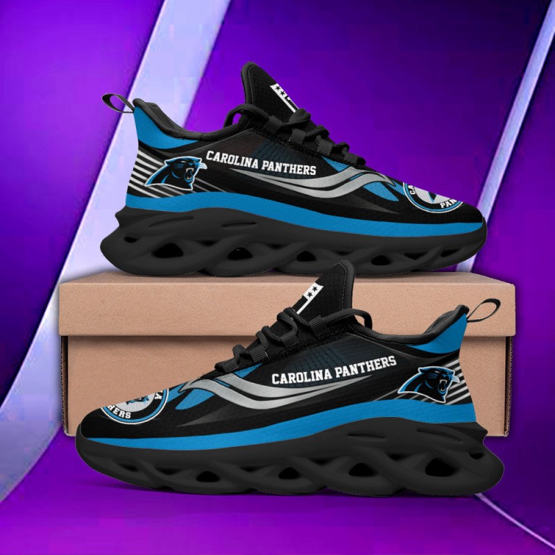 Carolina Panthers Yezy Running Sneakers