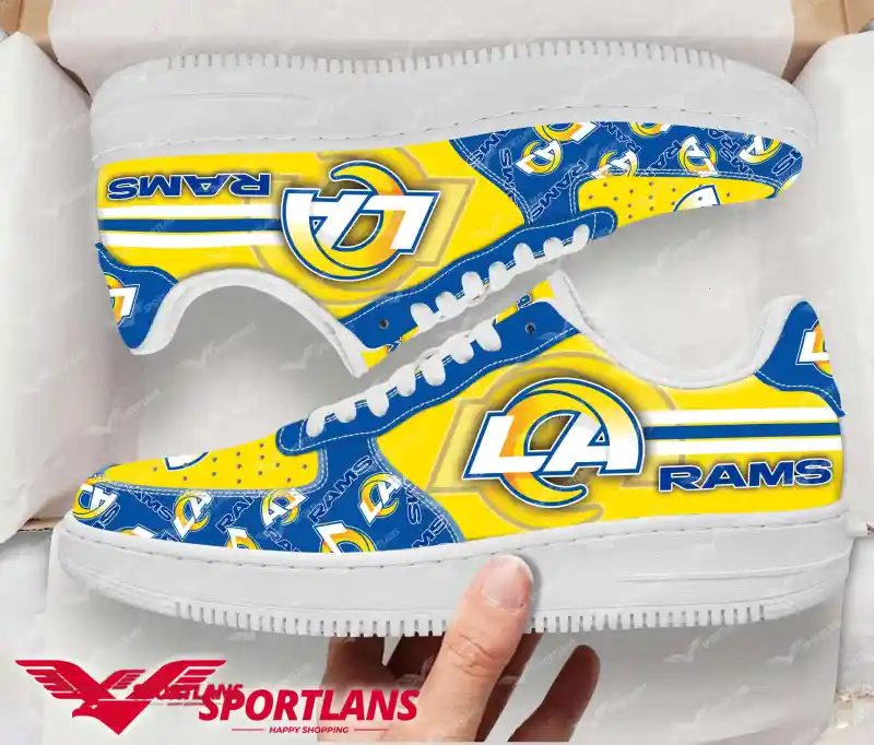 Los Angeles Rams Personalized Air Force 1 Shoes