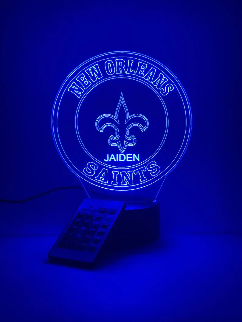 Personalized 3D Lamp for Sports Fans