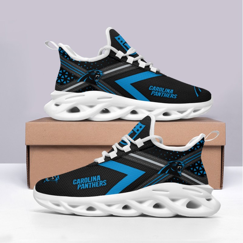Carolina Panthers Yezy Running Sneakers