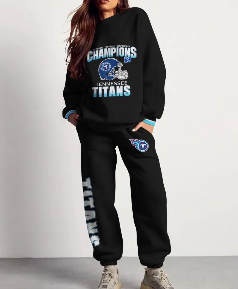 Tennessee Titans Combo 3D Sweatsuit and Sweatpants