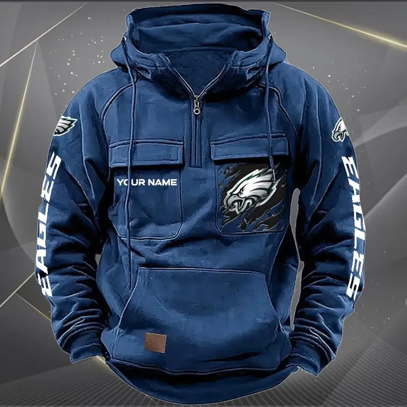 Philadelphia Eagles Hoodie Back View