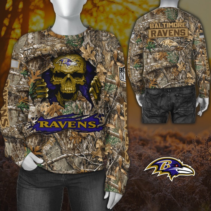 Baltimore Ravens Hoodie Detailed View