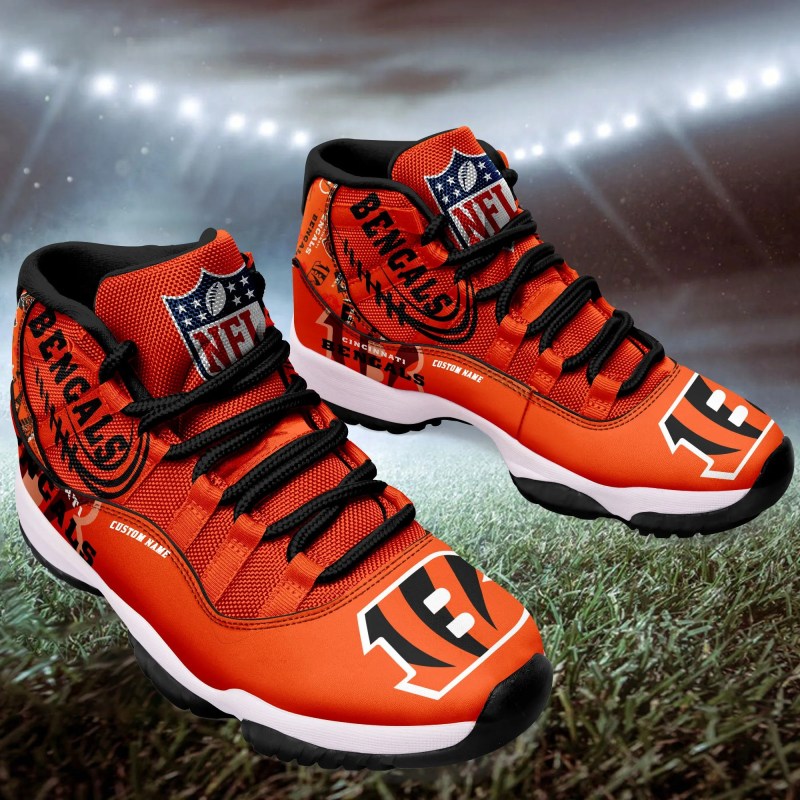 Cincinnati Bengals AJD11 Sneakers Side View