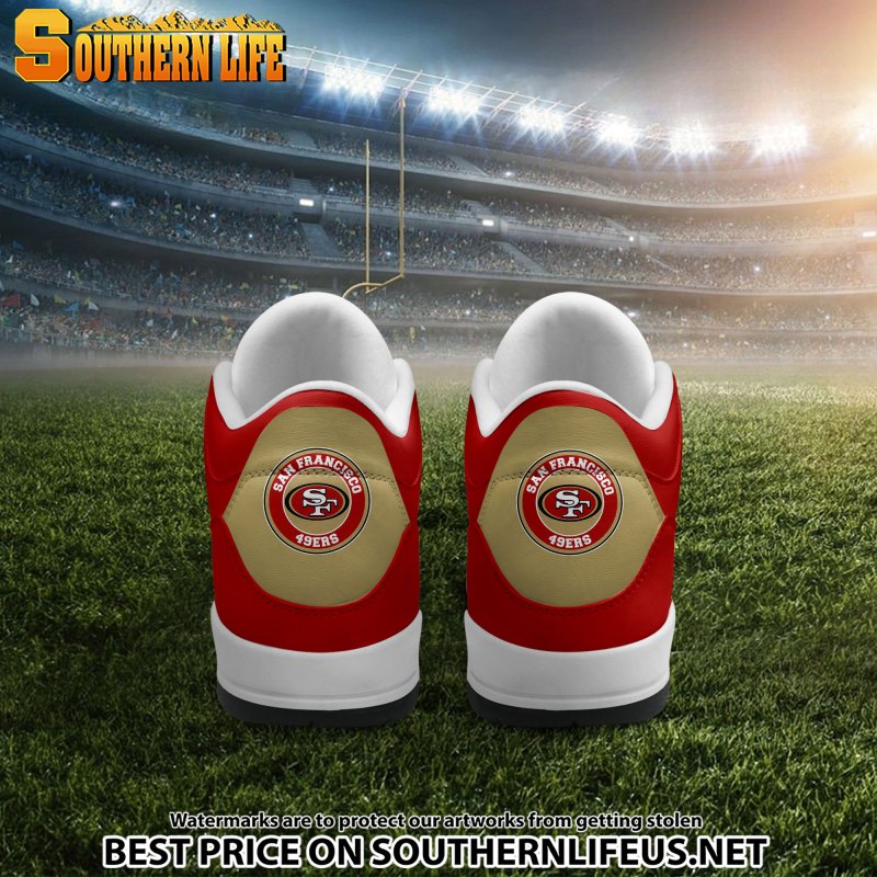 San Francisco 49ers JD3 New Sport Football Sneakers Image 3