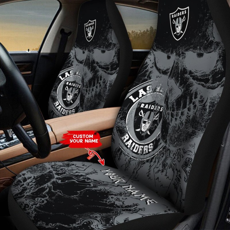 Las Vegas Raiders Personalized Car Seat Covers