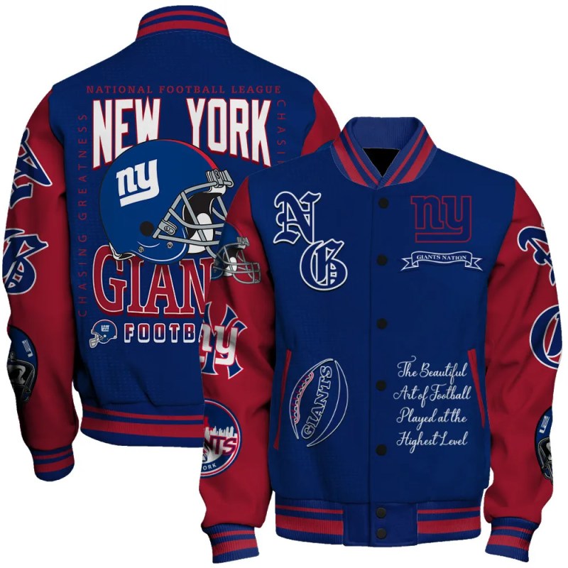 New York Giants Unisex Varsity Jacket