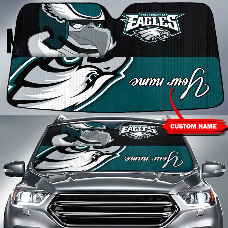 Philadelphia Eagles Personalized Auto Sun Shade