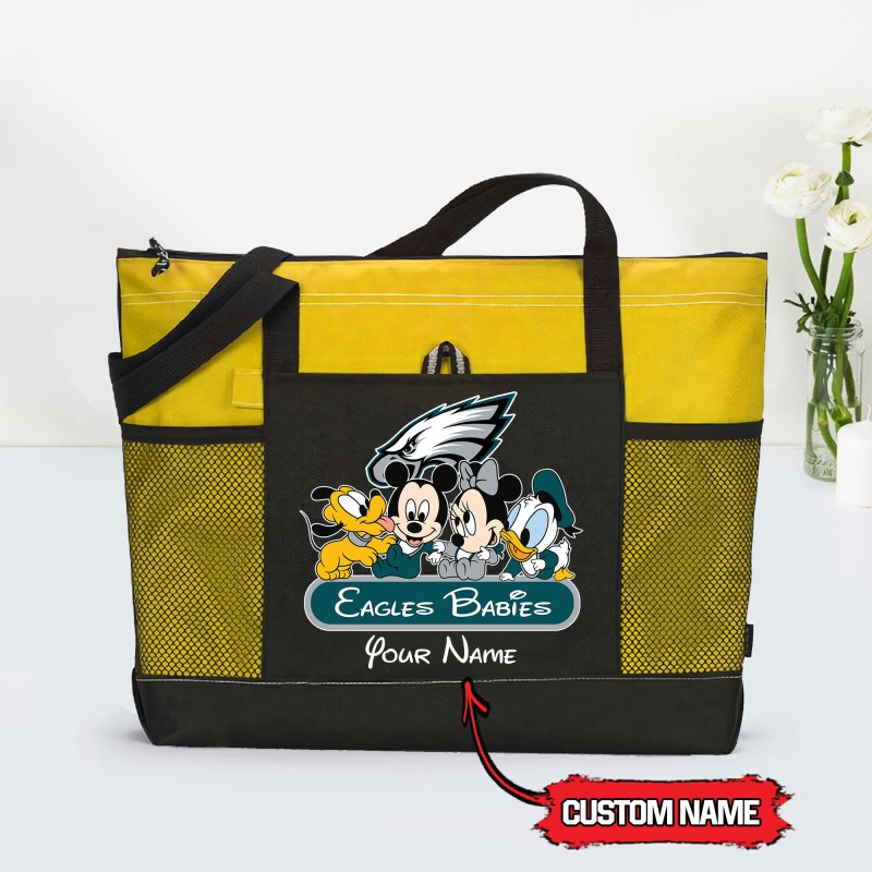 Philadelphia Eagles Tote Bag Yellow