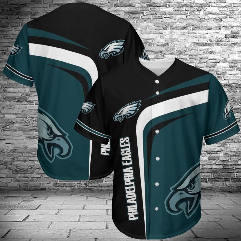 Philadelphia Eagles Baseball Jersey