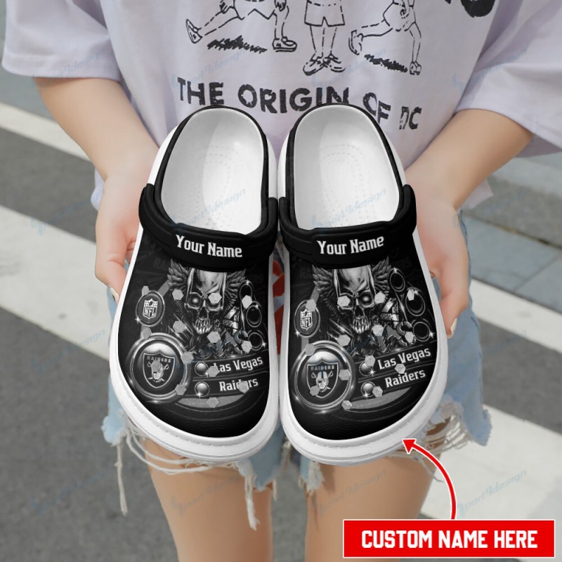 Las Vegas Raiders Personalized Limited Clog