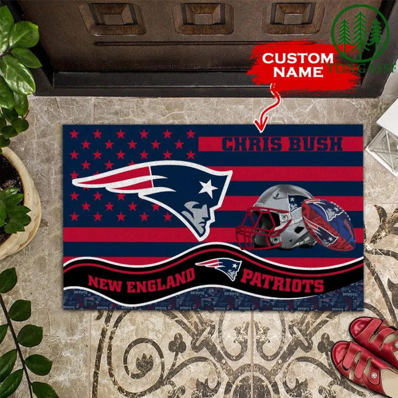 New England Patriots Fan Doormat - Personalized NFL Merchandise