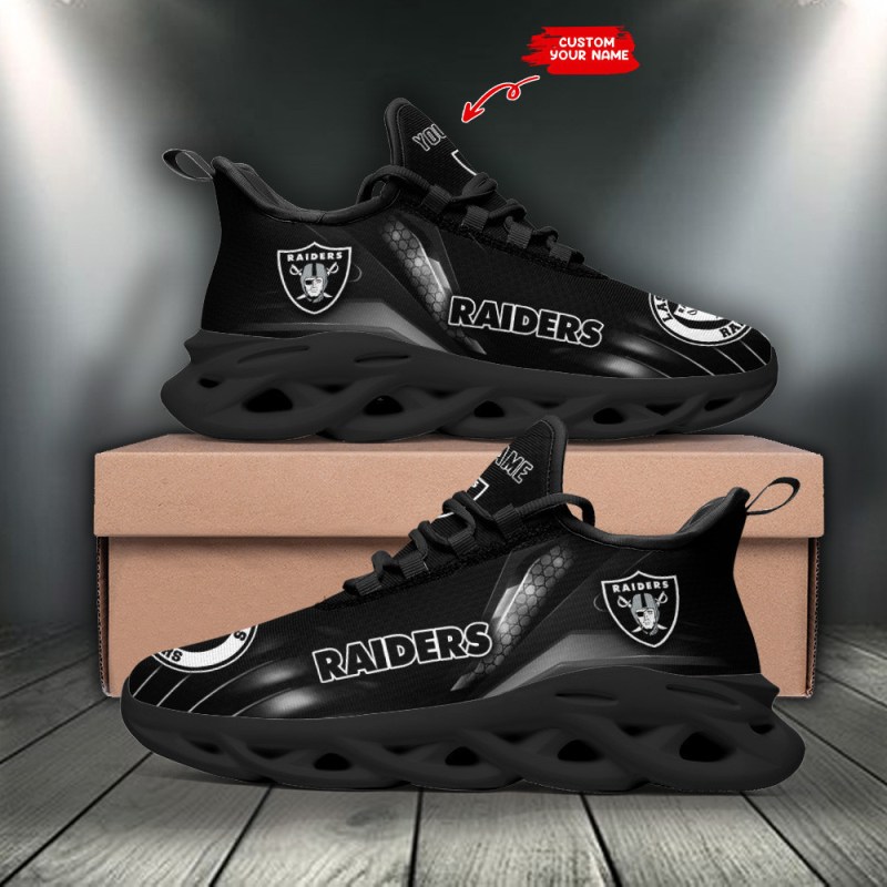 Las Vegas Raiders Yezy Sneakers Front View