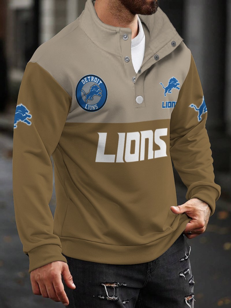 Detroit Lions Casual Colorful Sweatshirt