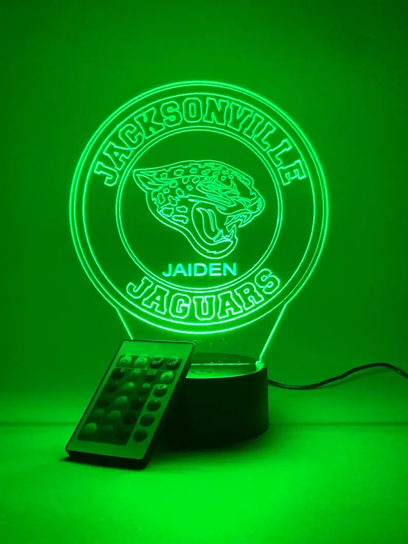 Stylish 3D Lamp for Game Day
