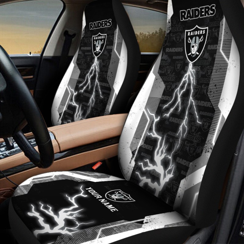 Las Vegas Raiders NFL Car Seat Covers