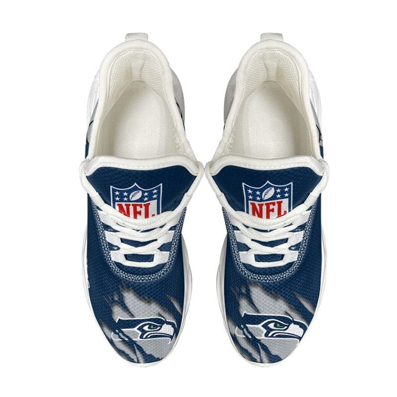 Seattle Seahawks Sneakers - 3D Max Soul Shoes