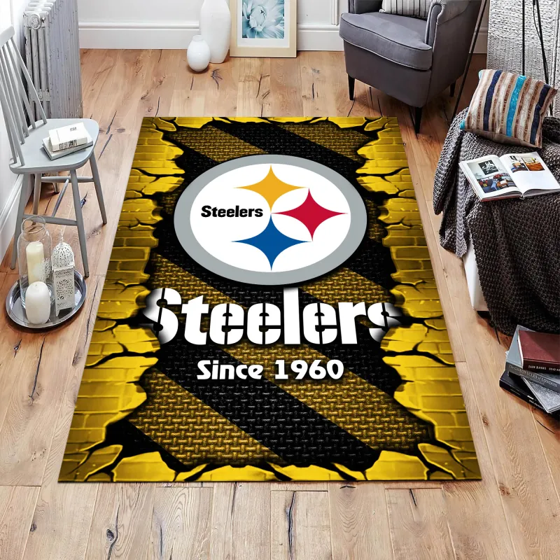 Pittsburgh Steelers Rectangle Rug