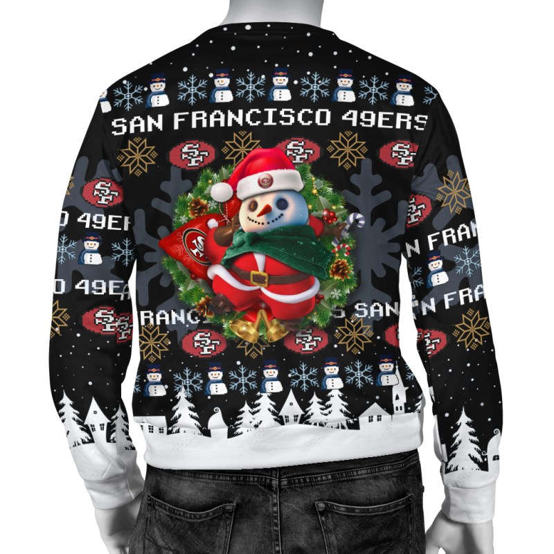 San Francisco 49ers Personalized Woolen Sweater Image 2