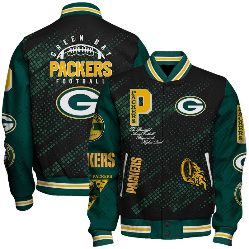 Green Bay Packers Varsity Jacket