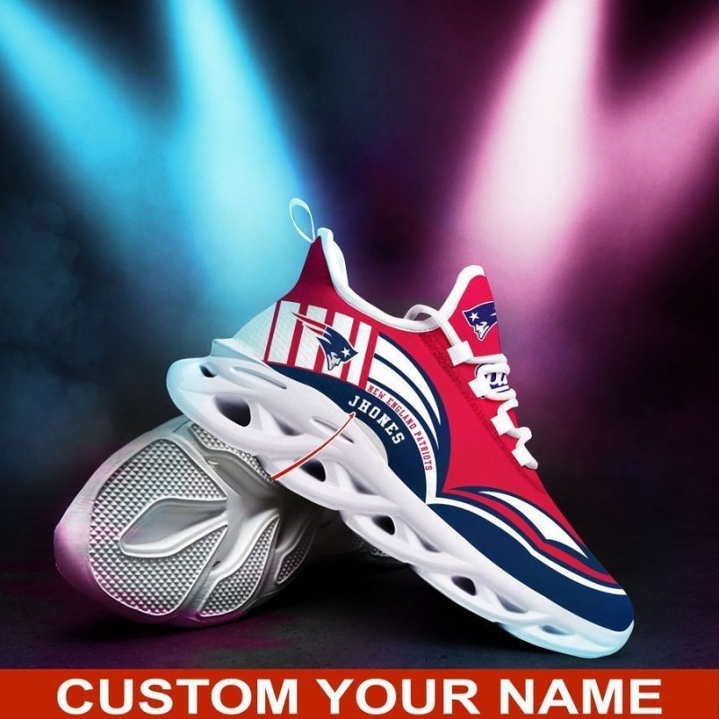 New England Patriots Personalized Yezy Running Sneakers