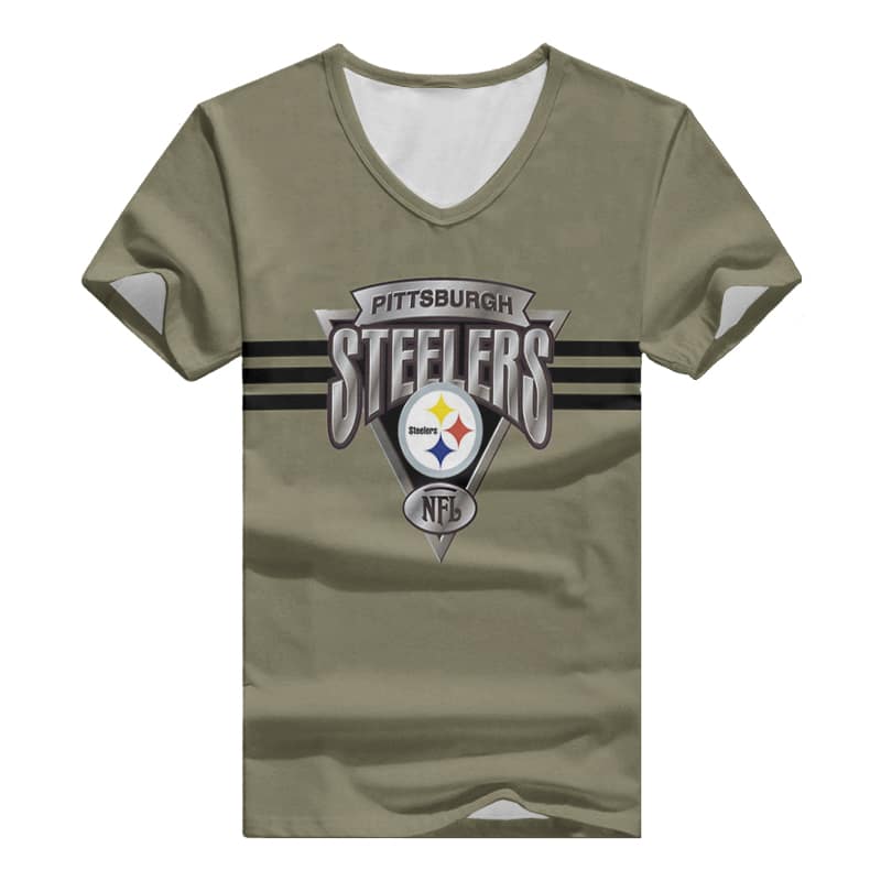 Pittsburgh Steelers V-neck Women T-shirt