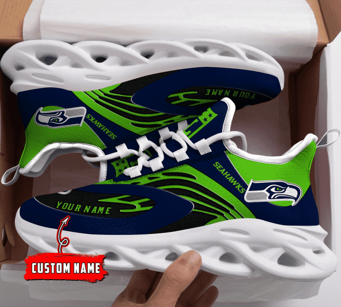 Seattle Seahawks Yezy Running Sneakers 889 2 Seattle Seahawks Yezy Running Sneakers 889