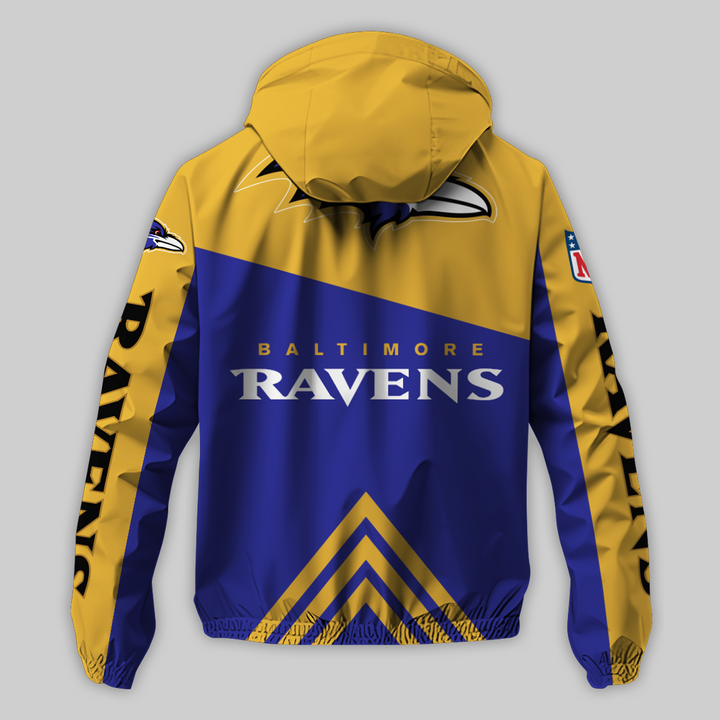 Baltimore Ravens Outdoor Jacket Side View