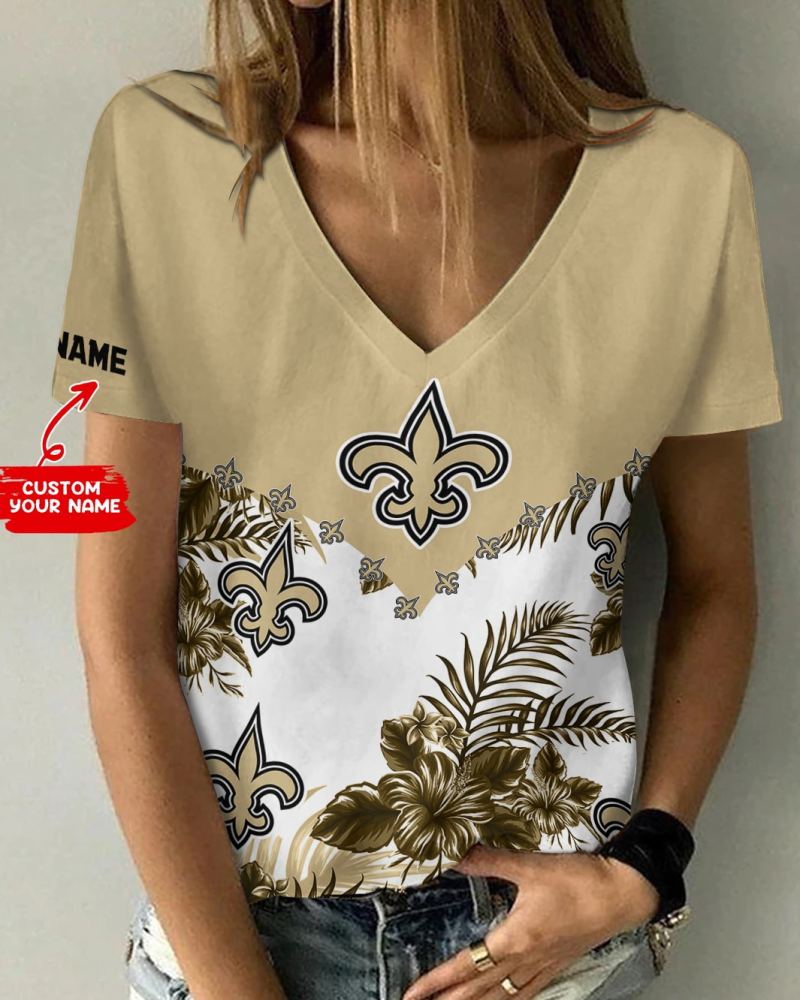 New Orleans Saints Women's T-shirt Sizing Chart