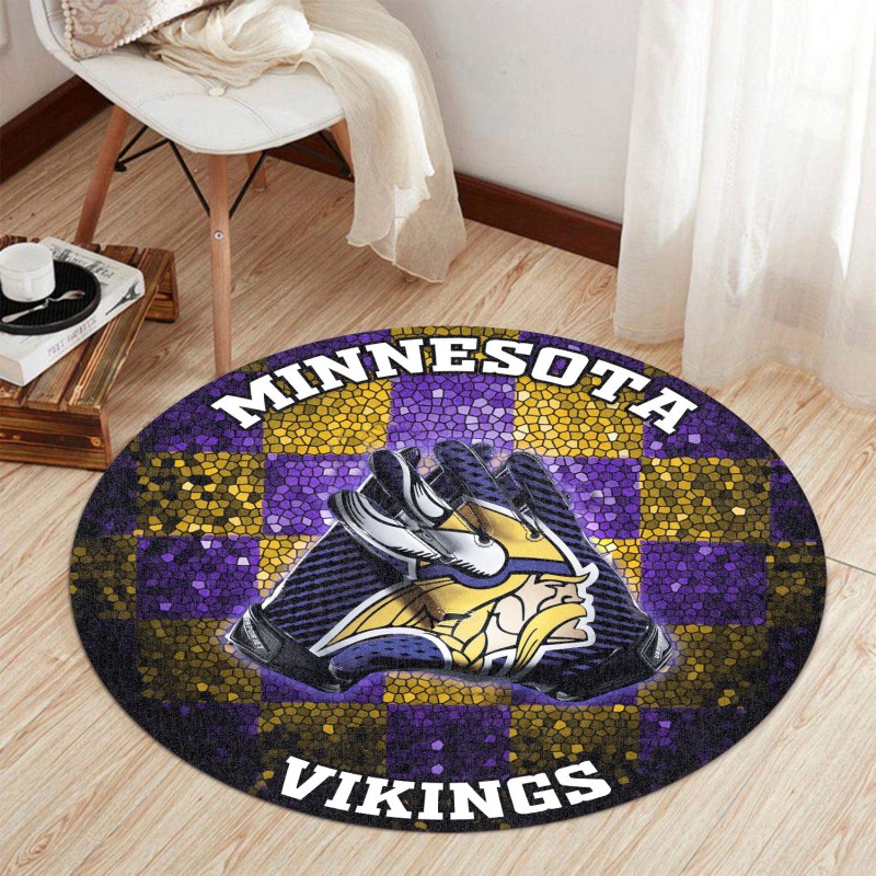 Minnesota Vikings Round Rug